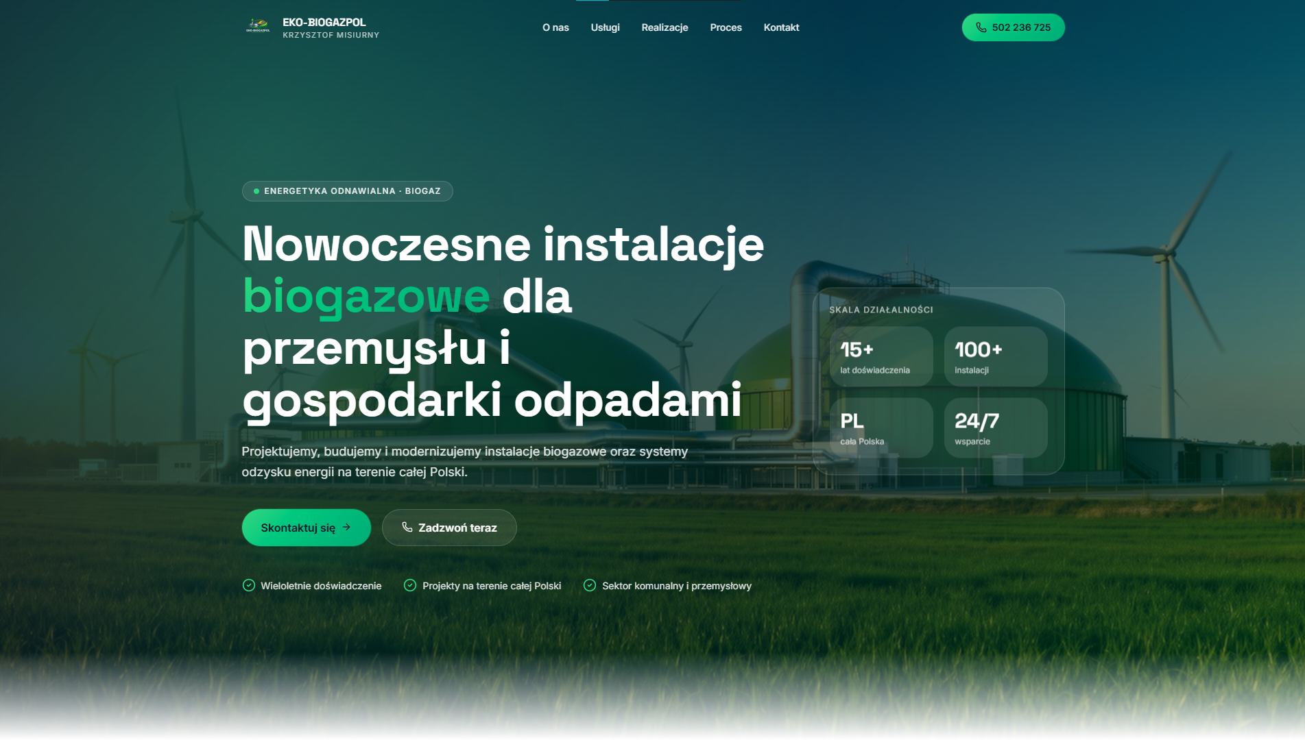 EKO-BIOGAZPOL — wersja desktop