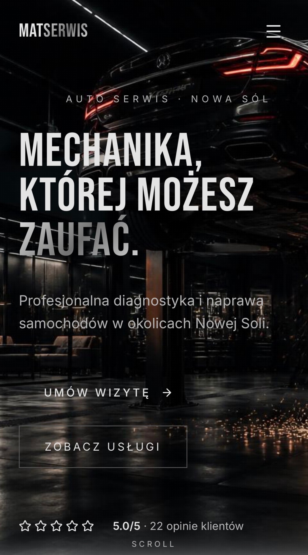 MAT Serwis — wersja mobile